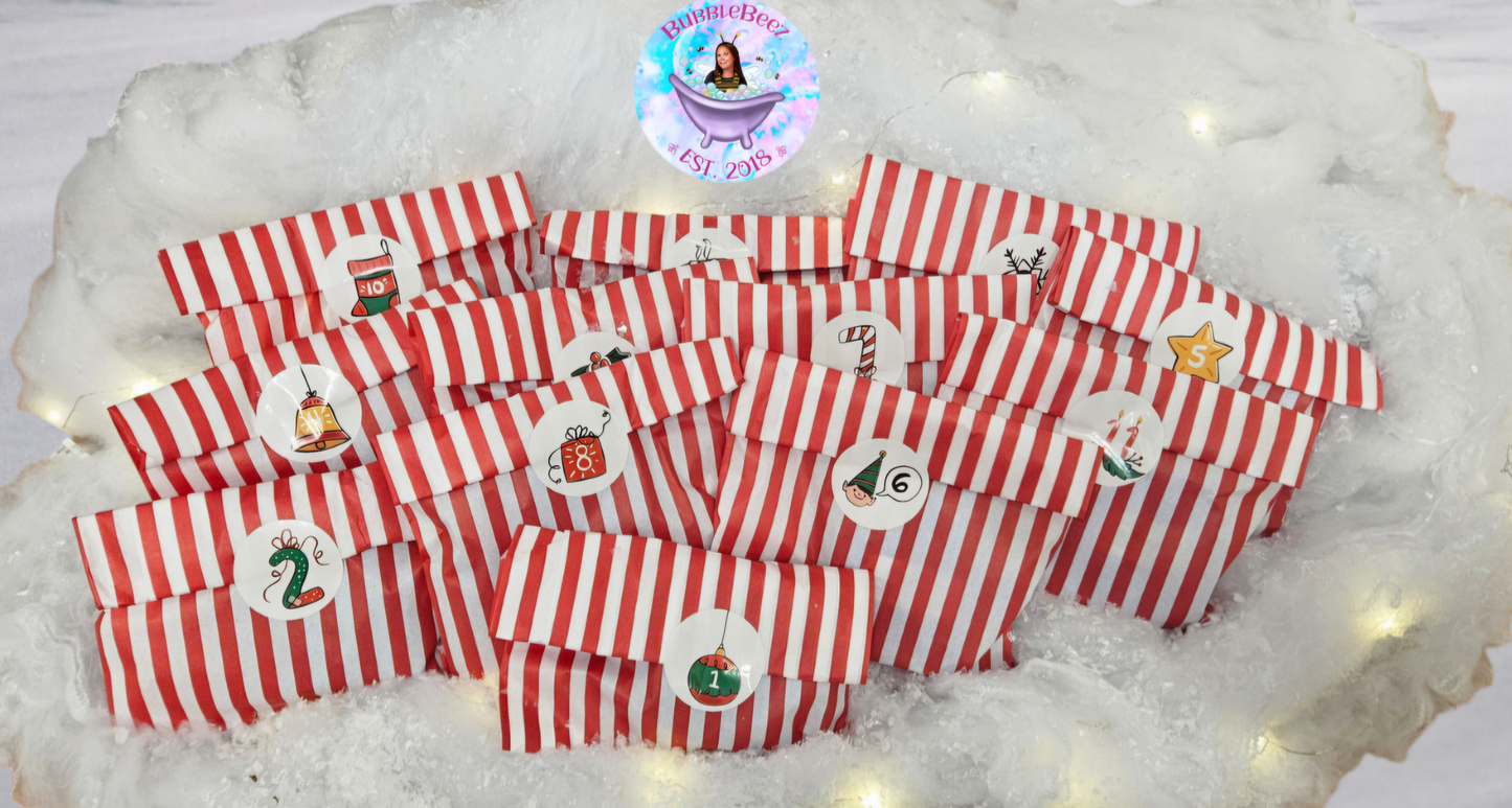 12 Day Of Christmas BathBomb Advent Set
