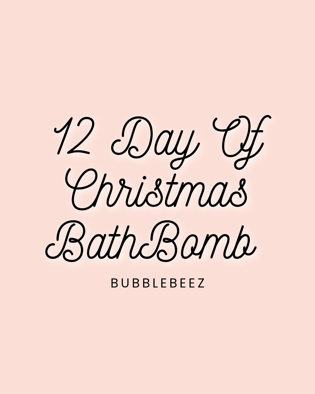 12 Day Of Christmas BathBomb Advent Set