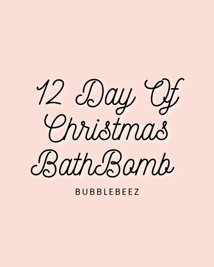 12 Day Of Christmas BathBomb Advent Set