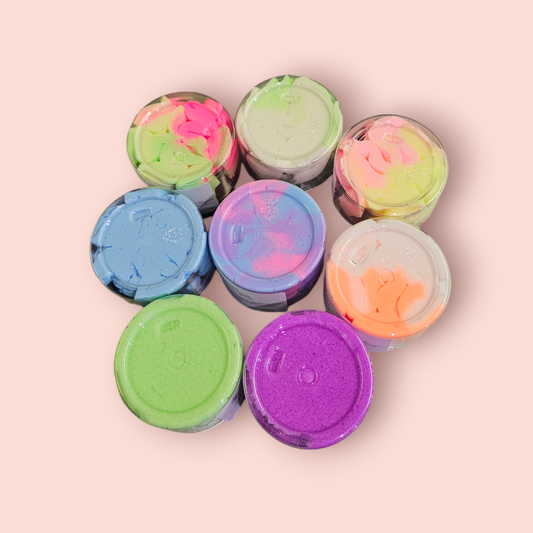 Mini Whipped Soaps & Body Scrubs