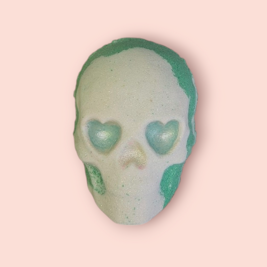 Pistachio Gelato Heart Skull BathBomb