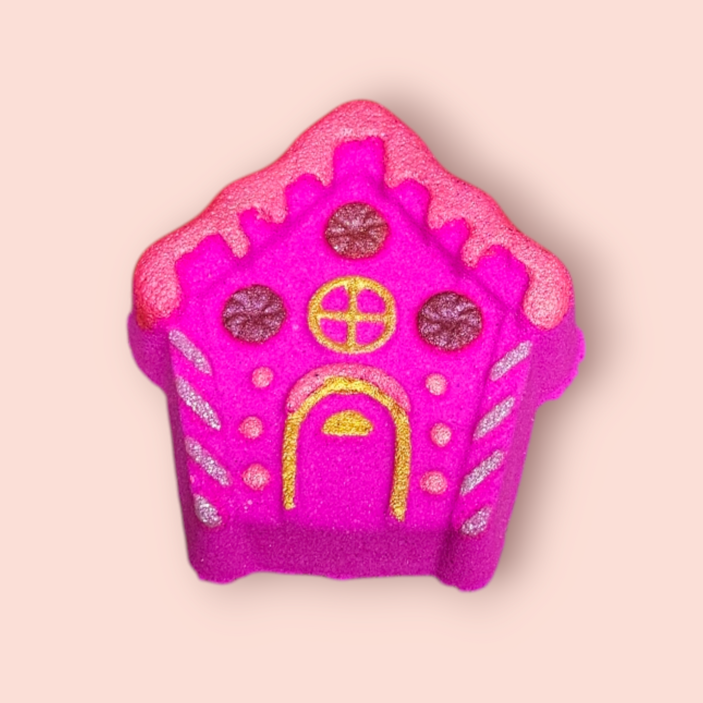 Jammy Biscuit Gingerbread House BathBomb